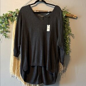 Express Charcoal Knit Sweater
